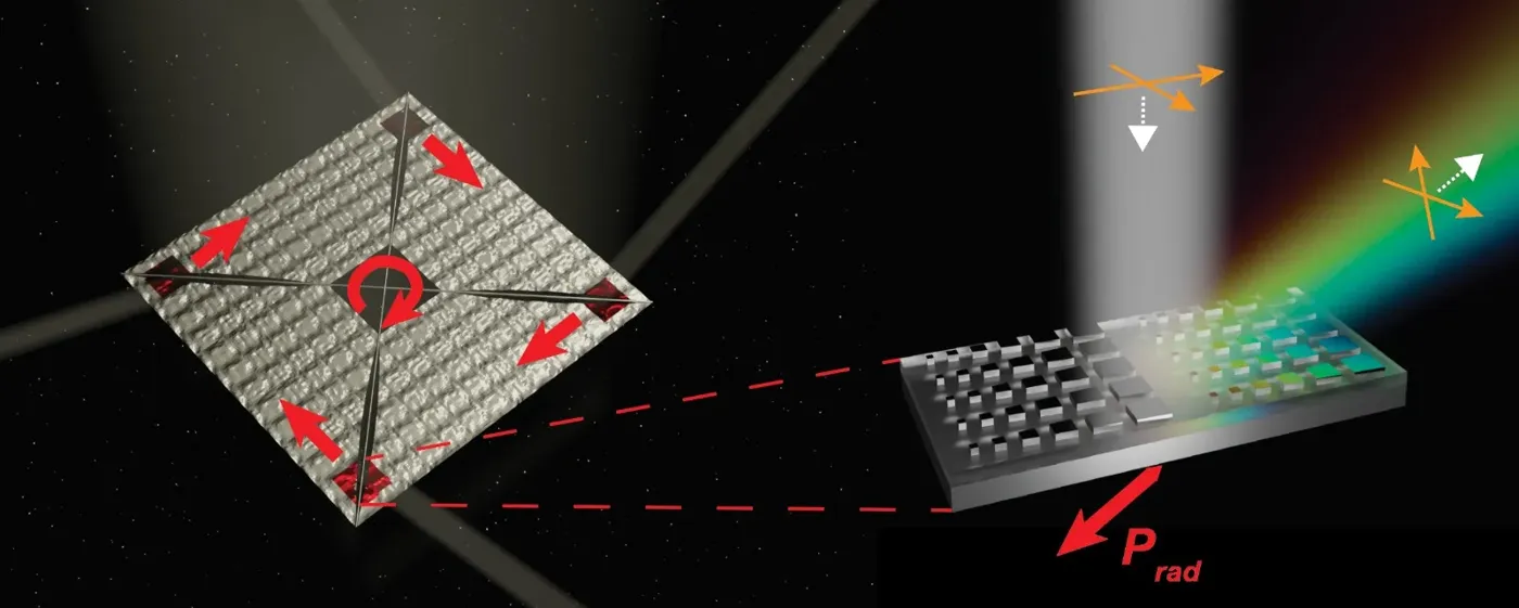 Solar sail schematic