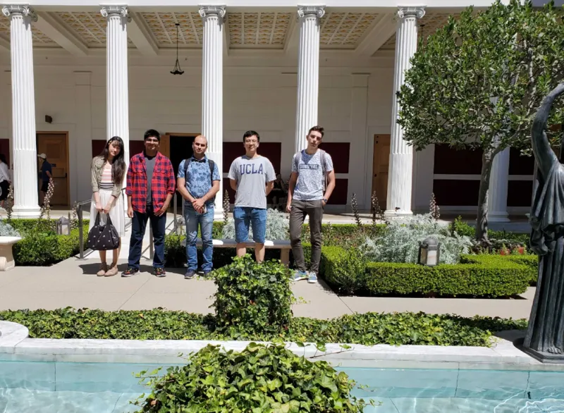 Lab outing at the Getty, 2021